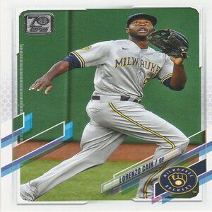 Lorenzo Cain - 2021 Topps 70th Anniversary Series 1 MLB Card